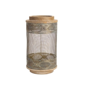 UPC 715833331121 product image for 17 Country Rustic Wooden and Decorative Metal Screen Candleholder - All | upcitemdb.com