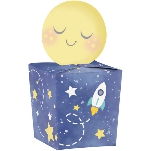 Club Pack of 48 Yellow and Blue To The Moon And Back Favor Box 9.5 - All