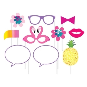 Club Pack of 60 Pink and Yellow Decorative Pineapple N Friends Photo Props 15.5 - All