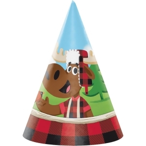 Club Pack of 48 Bright Colored Lum Bear Jack Printed Decorative Child Paper Hats 7 - All