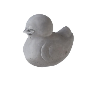 Set of 24 Gray Rustic Faux Duck Decorative Figurines with Silver Beak 2.5 - All
