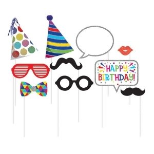 Club Pack of 60 Black and White Decorative Gen Birthday Photo Props 15 - All