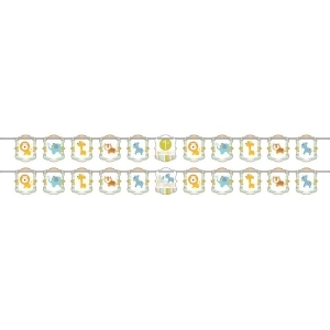 Pack of 6 Subtle Colored Baby Shower Decorative Ribbon Banner 8.2 - All