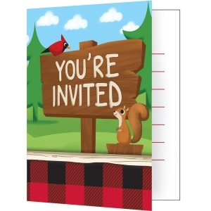 Club Pack of 48 Vibrantly Colored Lum Bear Jack Invitation Foldover 7.5 - All