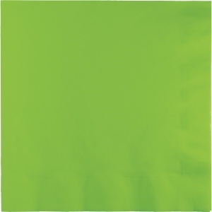 Club Pack of 240 Lime Green Premium 2-Ply Lunch Party Napkins 6.5 - All