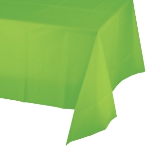 Pack of 12 Lime Green Plastic Rectangle Table Covers 108 - All