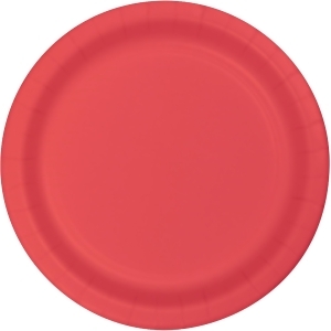 Club Pack of 240 Coral Paper Party Banquet Plates 10 - All