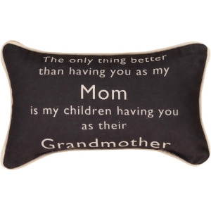 12.5 Brown and White Mom Inspirational Quotes Decorative Throw Pillow - All