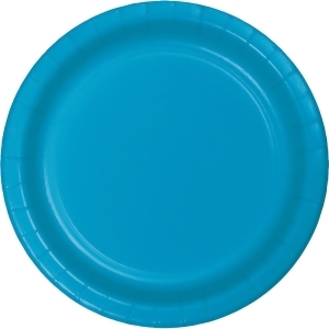 Club Pack of 240 Aqua Blue Paper Party Banquet Plates 10 - All