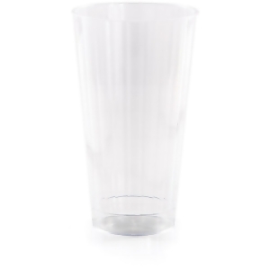 Club Pack of 96 White Disposable Premium Fluted Drinking Cups 16 Oz - All