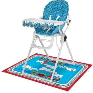 Pack of 6 Vibrantly Colored All Aboard Decorative High Chair Kits 13.5 - All