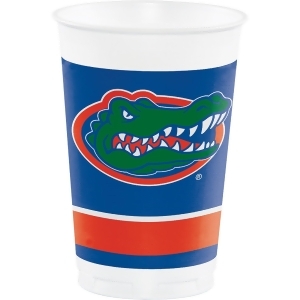 Club Pack of 96 University of Florida Plastic Drinking Party Tumbler Cups 20 oz - All