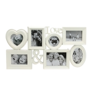 26.5 White Multi-Sized Love Photo Picture Frame Collage - All