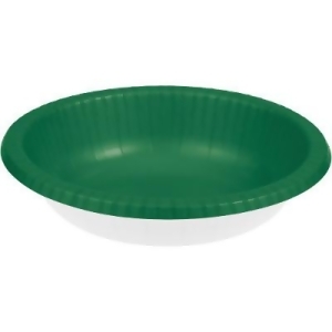 Club Pack of 200 Emerald Green and White Banquet Dinner Party Bowls 20 oz - All