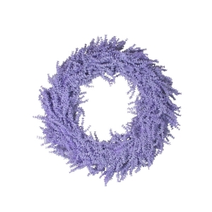 26 Spring Vibrant Purple Artificial Wisteria Inspired Flower Wreath - All