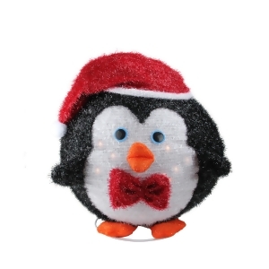 20 Lighted Collapsible Christmas Penguin Outdoor Decoration - All