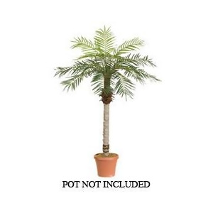Set of 2 Artificial Silk Date Palm Trees 5.5' - All