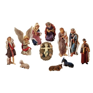 36 Large 11-Piece Outdoor Nativity Christmas Statue Set Outdoor Decoration - All