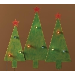Christmas Tree Trio Outdoor Lighted Outdoor Decoration 2.5' - All