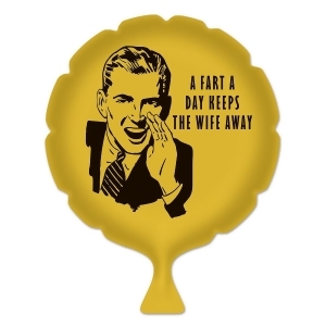 Pack of 6 Yellow Keep the Wife Away Whoopee Cushion April Fools Day Party Favors 8 - All