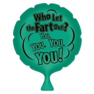 Pack of 6 Green Comical Phrase Whoopee Cushion April Fools Day Party Favors 8 - All