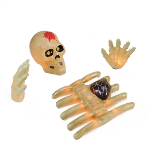 Napolean Blownapart Skeleton with Beating Heart Halloween Outdoor Decoration - All