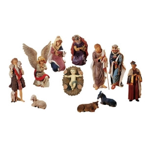 50 Large 11-Piece Outdoor Religious Nativity Christmas Statue Set Outdoor Decoration - All