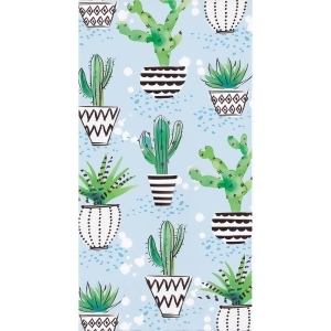 Pack of 192 Blue and Green 3-Ply Cactus Party Napkins 8 - All