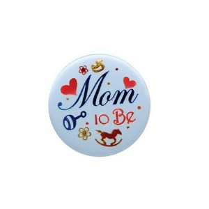 Pack of 6 Mom To Be Baby Shower Satin Button Accessories 2 - All