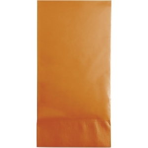 Club Pack of 192 Gold Pumpkins Spice Premium 3-Ply Disposable Party Napkins 8 - All