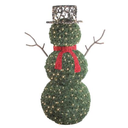 6 5 Giant Commercial Grade Led Lighted Snowman Topiary Outdoor