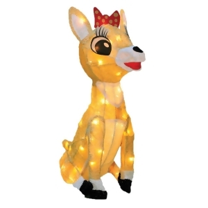 18 Rudolph the Red Nosed Reindeer Collection Clarice Christmas Outdoor Decoration Clear Lights - All