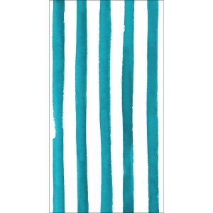 Club Pack of 192 Peacock Blue Dotted and Striped Premium 3-Ply Disposable Party Napkins 8 - All