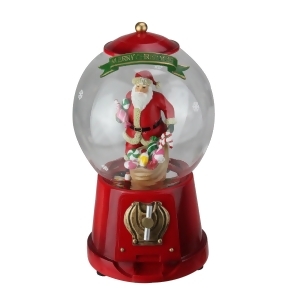 10 Animated and Musical Santa Gumball Machine Christmas Table Decoration - All