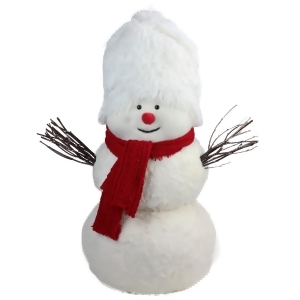 24.5 Snowman with Red Scarf Table Top Decoration - All