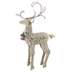 26 Reindeer Twine and Metal Christmas Decoration - All