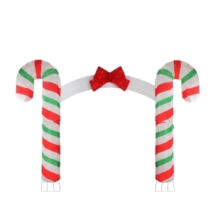 Pre-lit Candy Cane Lane Christmas Archway 10 x 7 - All