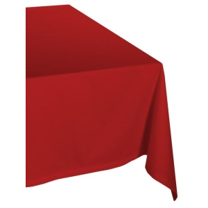 60 Classic Brick Red Rectangular Tablecloth - All