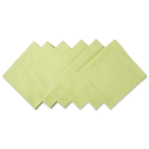 Set of 6 Bright Lime Green Cloth Napkins 20 - All