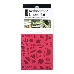Set of 6 Hot Pink Refrigerator Liners 24 - All