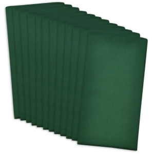 Set of 12 Dark Green Solid Pattern Buffet Dinner Square Napkins 16 - All