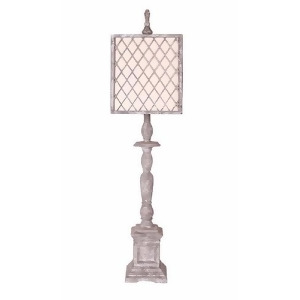 40 Light Grey Traditional Style Buffet Lamp with Three Way Switch - All
