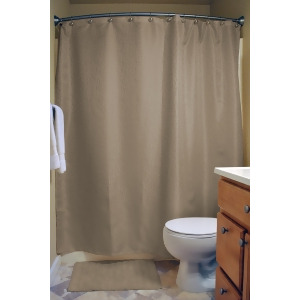 Cedar Brown Sophisticated Indoor Bathroom Shower Curtain 72 X 72 - All