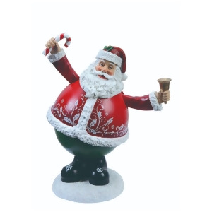 Pack of 2 Musical Waving Santa Claus Christmas Table Top Figures 8.5 - All