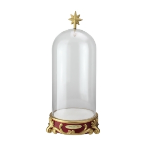 14.5 Christopher Radko Gold and Burgundy Dome Ornament Display Stand - All