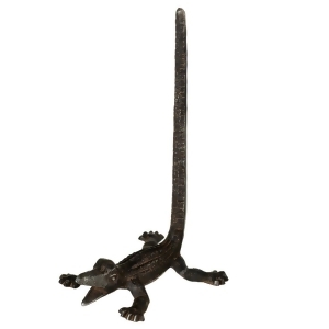 Pack of 2 Open Mouth Alligator with Long Tail Door Stoppers 11.25 - All