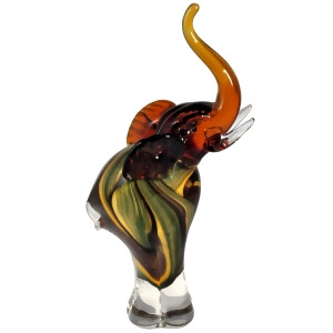 13 Eddie Elephant Multicolored Handcrafted Art Glass Figurine - All