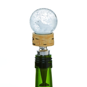 Set of 3 Clear Bear Snow Globe Wine Bottle Stopper 5 - All