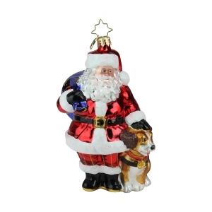 6 Christopher Radko Ready to Serve Glittered Glass Christmas Tree Ornament #1018980 - All