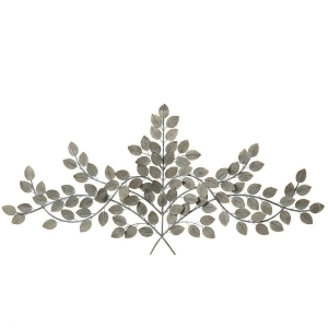Set of 2 Gold Color Apple Tree Leaf Decorative Horizontal Wall Decors 48 - All